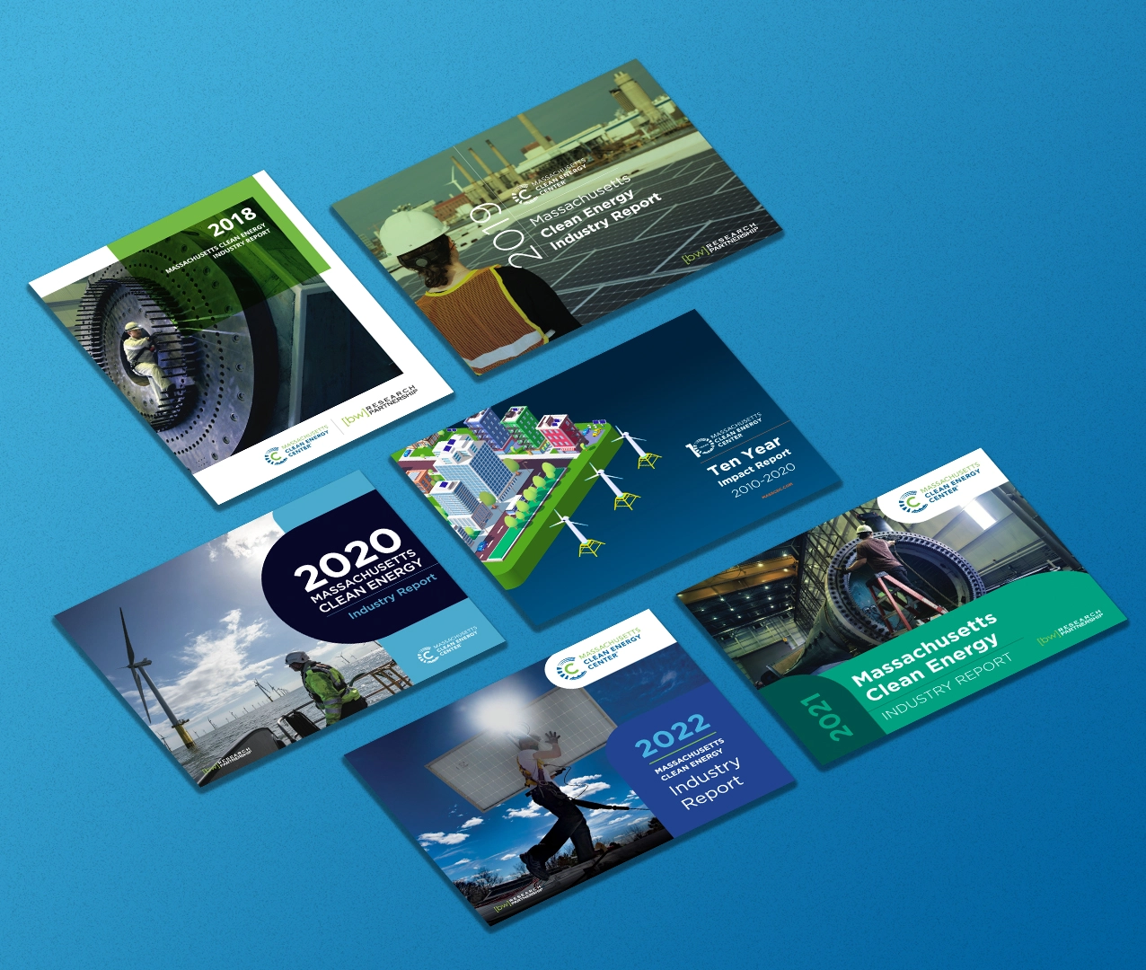 Renewable energy company branding design