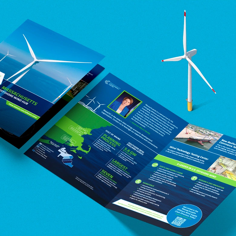 Renewable energy company branding design
