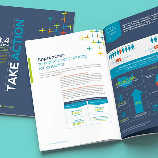 Health outreach company employee guidebook design