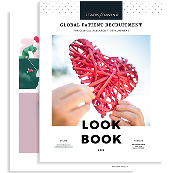 Creative agency clinical trial patient recruitment look book