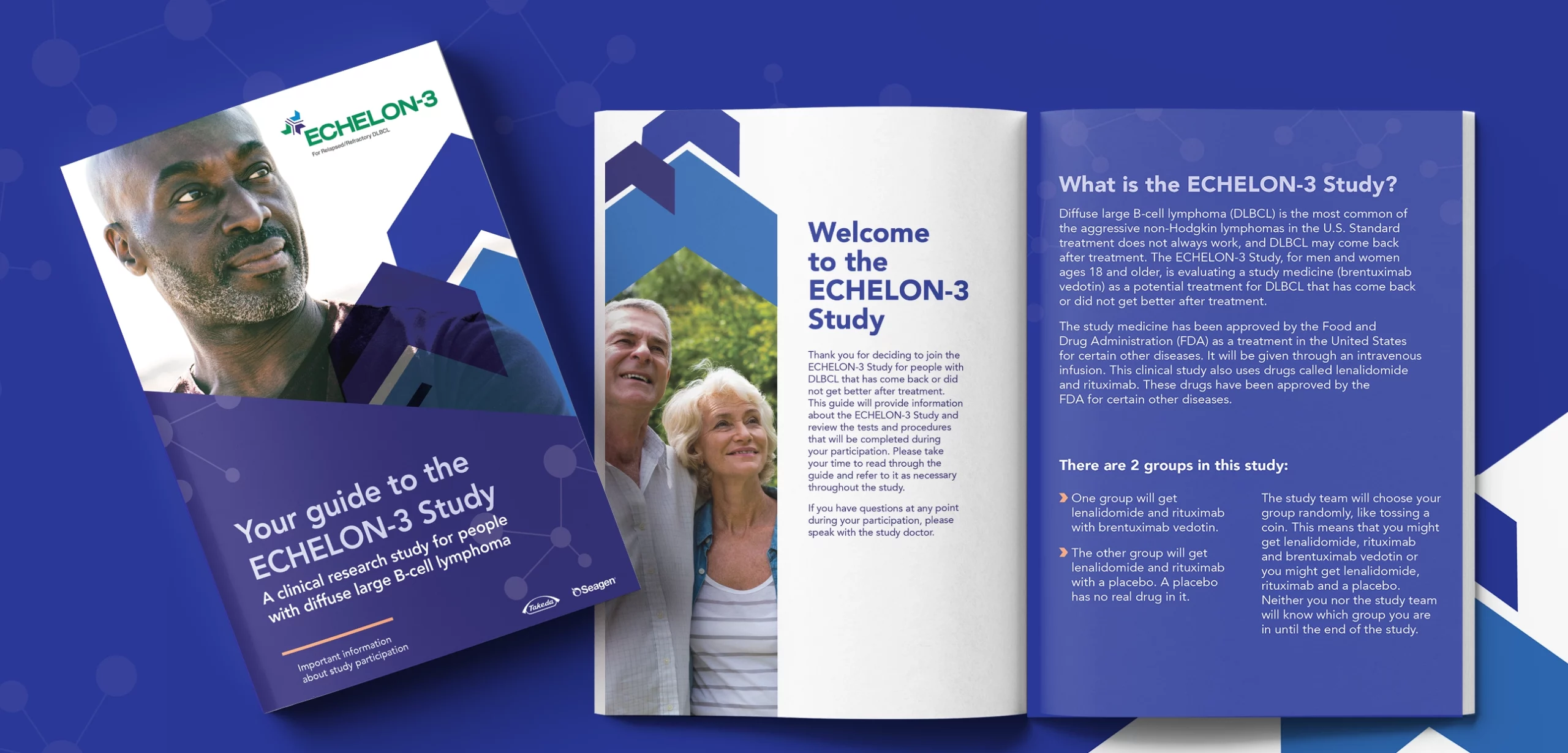 B-cell lymphoma clinical study patient recruitment branding services