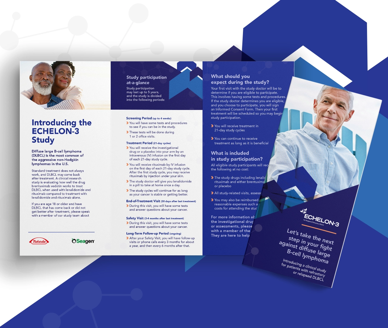 B-cell lymphoma clinical study patient recruitment branding services