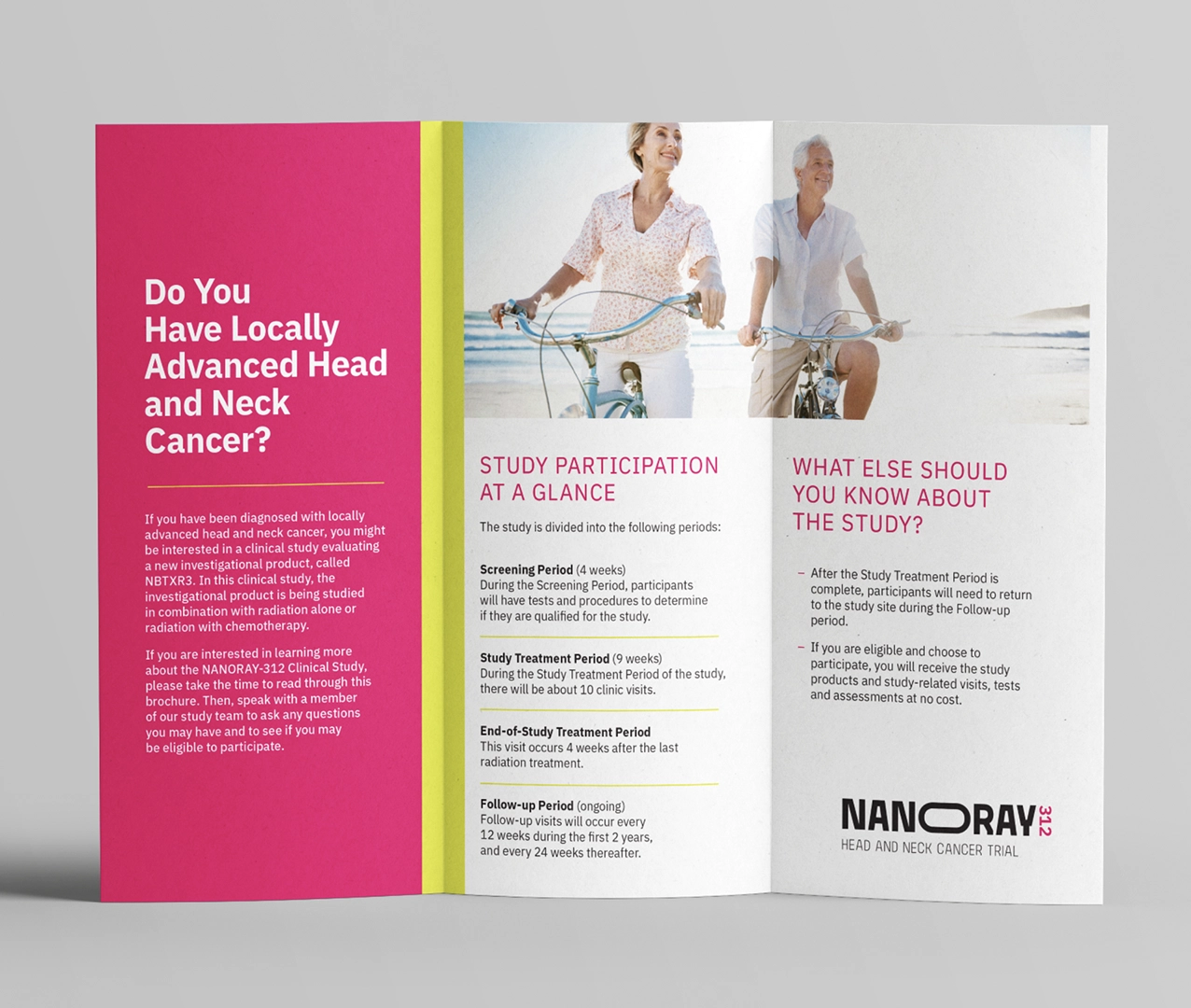 Patient recruitment clinical study branding development brochure