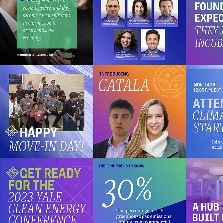 Clean Energy company social media campaign creation