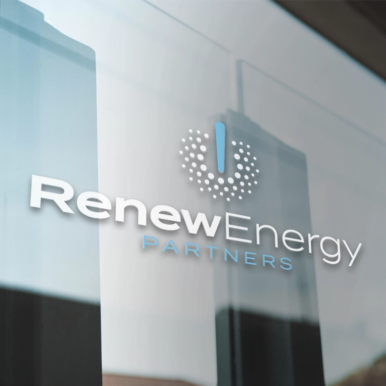 Clean energy decarbonization company branding and logo design